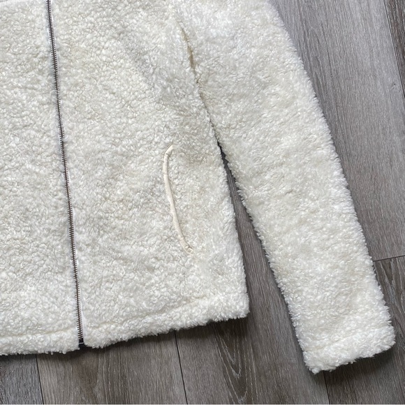 Prana Women’s Quilted Sherpa White Jacket Size Small - Picture 10 of 16